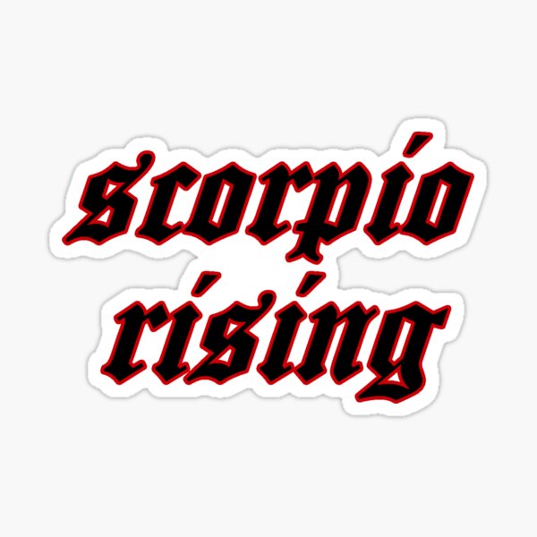 Scorpio Rising Sticker
