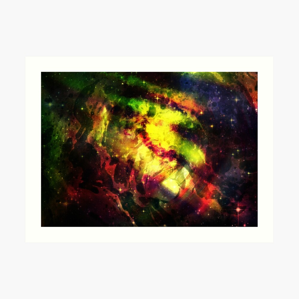 Space Ocean Art Print