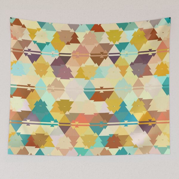 Item preview, Cute Funky geometric Triangles Pattern funny gift for digital art lovers  designed and sold by AYACHI90.