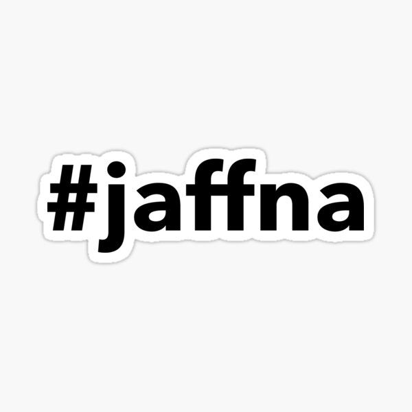 "jaffna" Sticker for Sale by methsaraperera Redbubble