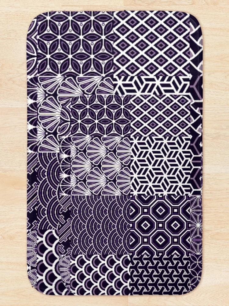 Thumbnail 5 of 6, Bath Mat, IconPatterns68 designed and sold by IconPatterns.