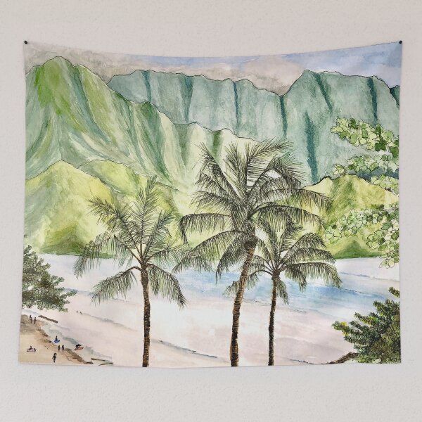 Item preview, Princeville Beach designed and sold by aprilsmithart.