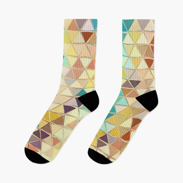 Item preview, Cute Funky geometric Triangles Pattern funny gift for digital art lovers  designed and sold by AYACHI90.