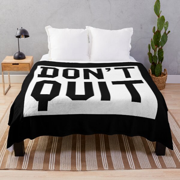 Item preview, Don't quit motivationnal quote designed and sold by ShoppyYourThing.