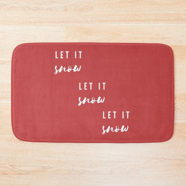 Item preview, Let it Snow Red designed and sold by MenMakeSammichs.