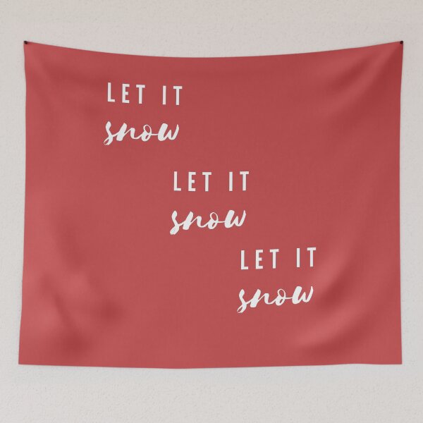 Item preview, Let it Snow Red designed and sold by MenMakeSammichs.