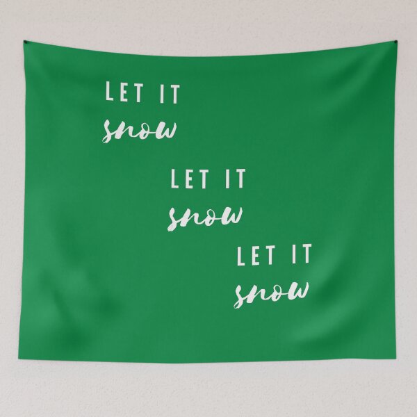 Item preview, Let it Snow Green designed and sold by MenMakeSammichs.