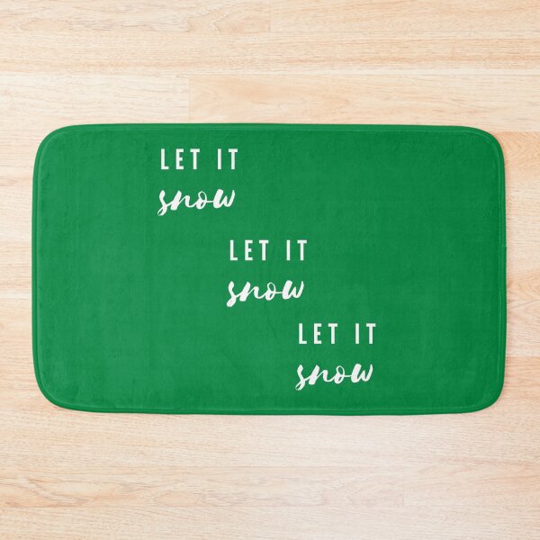 Item preview, Let it Snow Green designed and sold by MenMakeSammichs.