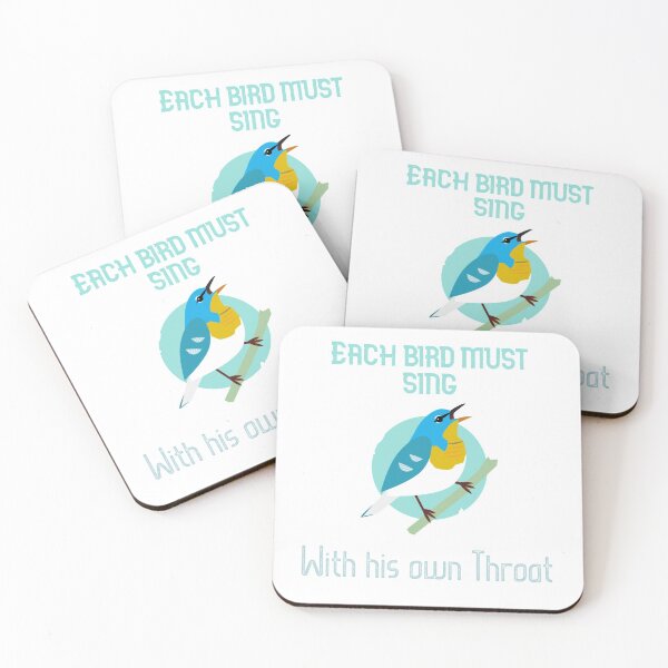 Item preview, Each bird must sing with his own throat, bird day, Awesome gift for birds lovers, father, mother, sister, brother and friends designed and sold by abdelhak2005.