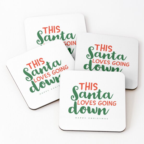 Item preview, THIS SANTA LOVES GOING DOWN - FUNNY - HAPPY CHRISTMAS - XMAS  designed and sold by Tropical Blood.