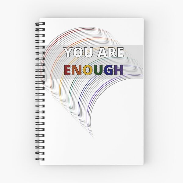 Item preview, You are Enough Rainbow designed and sold by BethNKateCreate.