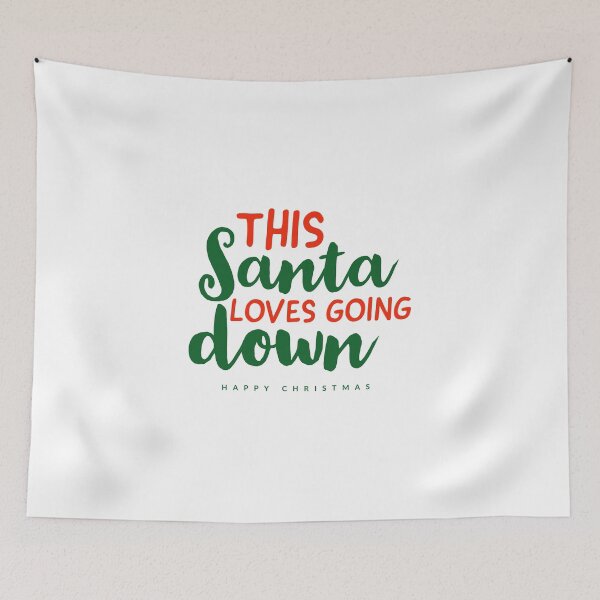 Item preview, THIS SANTA LOVES GOING DOWN - FUNNY - HAPPY CHRISTMAS - XMAS  designed and sold by Tropical Blood.
