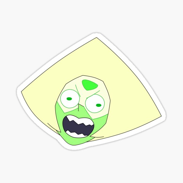 Frustrated Peridot Sticker