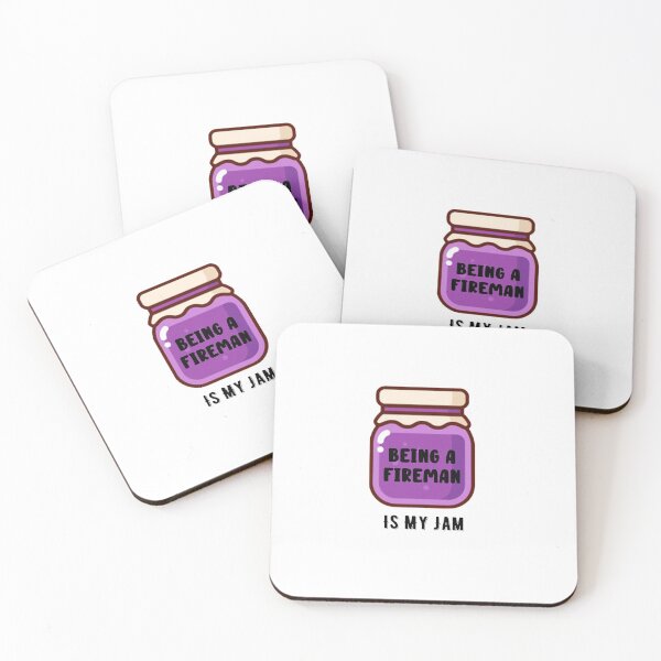 Item preview,  Being A Fireman Is My Jam Quote designed and sold by AritraSur.