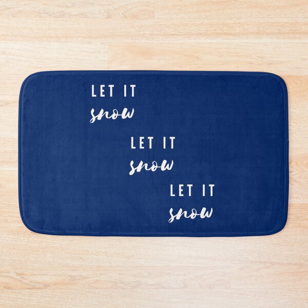 Item preview, Let it Snow Blue designed and sold by MenMakeSammichs.