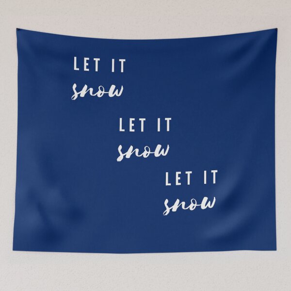 Item preview, Let it Snow Blue designed and sold by MenMakeSammichs.