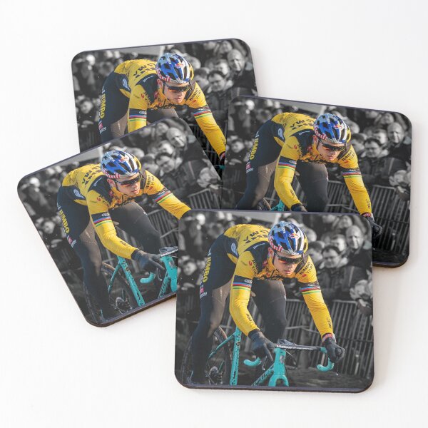 Item preview, Wout van Aert in action! designed and sold by ArtForKnowledge.