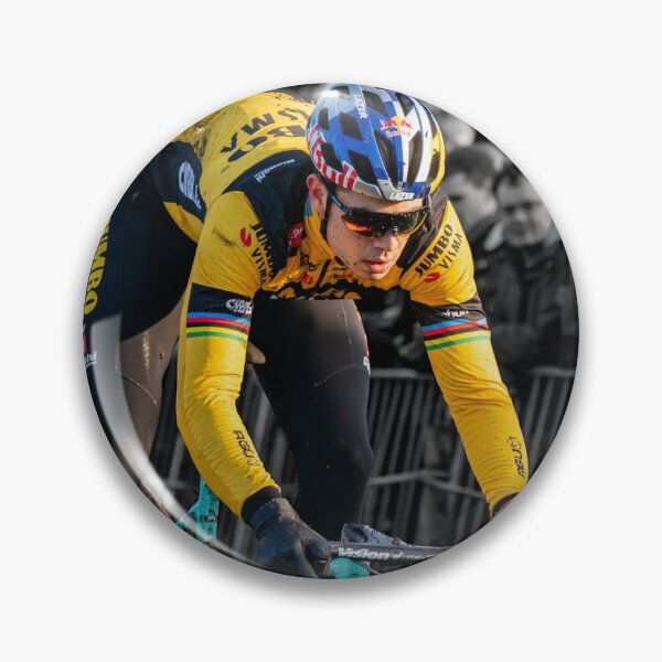 Item preview, Wout van Aert in action! designed and sold by ArtForKnowledge.