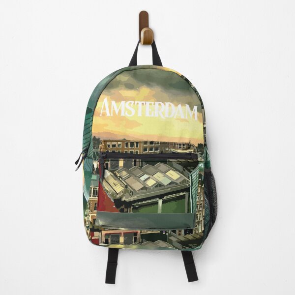 Item preview, Amsterdam Skyline | City Skyline Illustration | Dramatic Clouds over Amsterdam Skyline designed and sold by Ainbowz-Artwork.