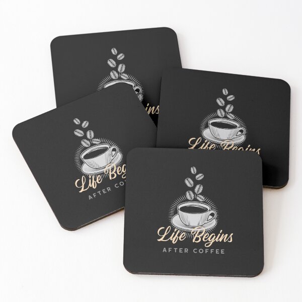 Item preview, Life Begins After Coffee | Coffee Break | Caffiene designed and sold by SkyTastic.