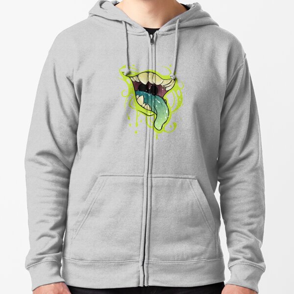 Glitter Chops Zipped Hoodie