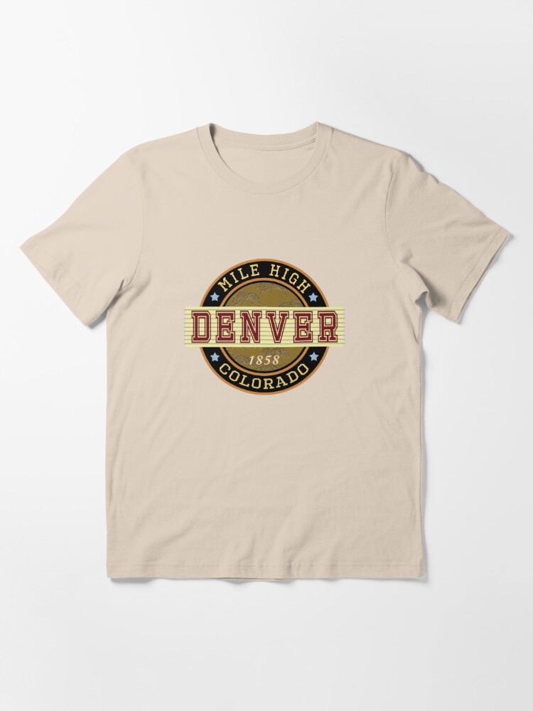 Get High in The Rockies Tee by Kaeraz | Souvenir Travel Tshirts for Women | Retro State Pride Shirts 2XL