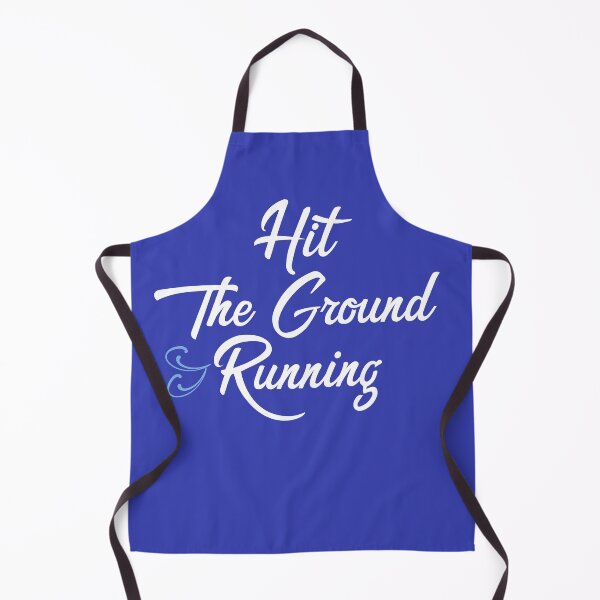 Item preview, Hit The Ground Running - Motivational Quote designed and sold by PrintBrint.