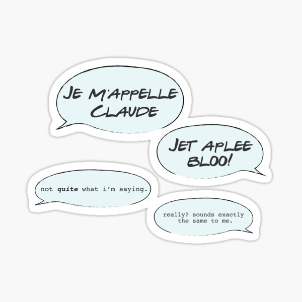 French Lesson Sticker