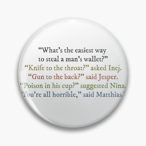 Item preview, Shadow and Bone Six of Crows designed and sold by p20designs.
