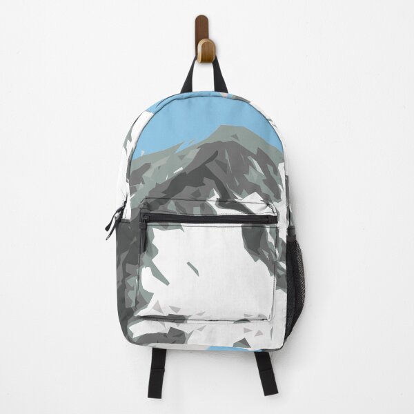 Item preview, Mountains Snow Nature Landscape Alps Idyll Illustration - Hiking designed and sold by MadandMean.