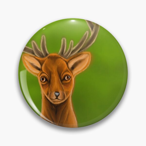 Item preview, Cute Deer Portrait designed and sold by iceWolfArts.