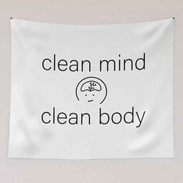 Item preview, Clean mind Clean body designed and sold by EvaMelindy.