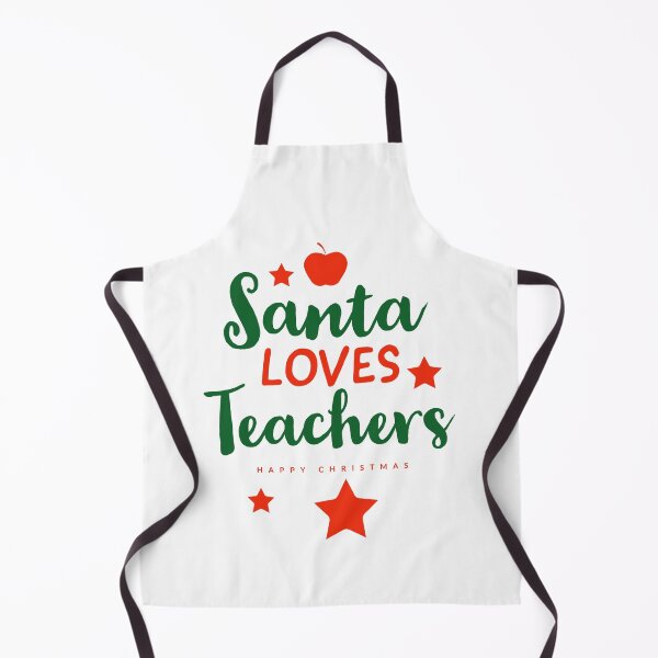 Item preview, SANTA LOVES TEACHERS - SANTA - XMAS - FUNNY - HAPPY CRHISTMAS  designed and sold by Tropical Blood.