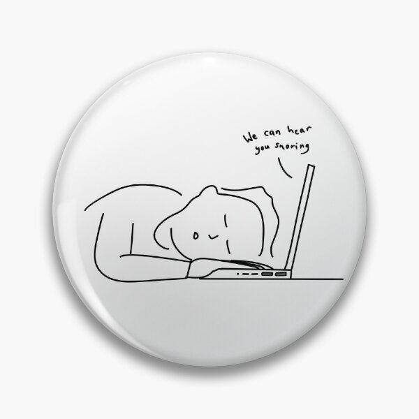 Item preview, We can hear you snoring virtual online class  designed and sold by Karinayusuf.