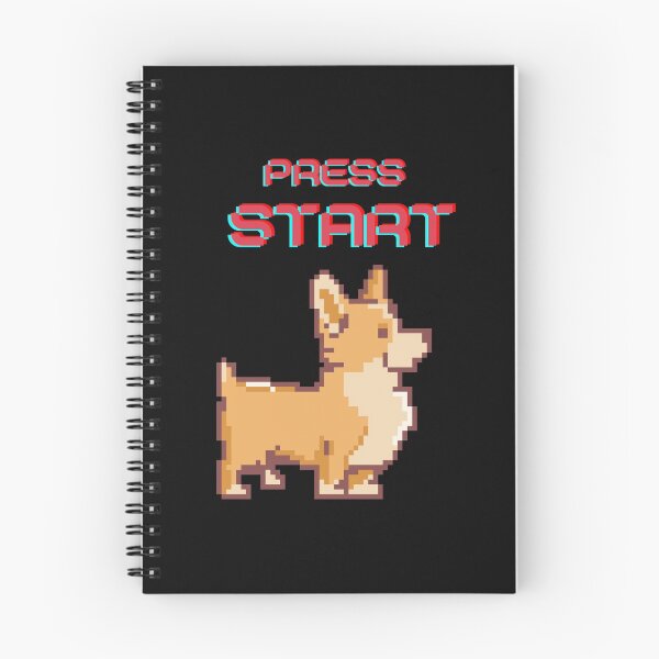 Item preview, Press start for the Corgi Game designed and sold by avocadissimo.