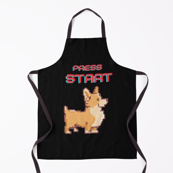 Item preview, Press start for the Corgi Game designed and sold by avocadissimo.