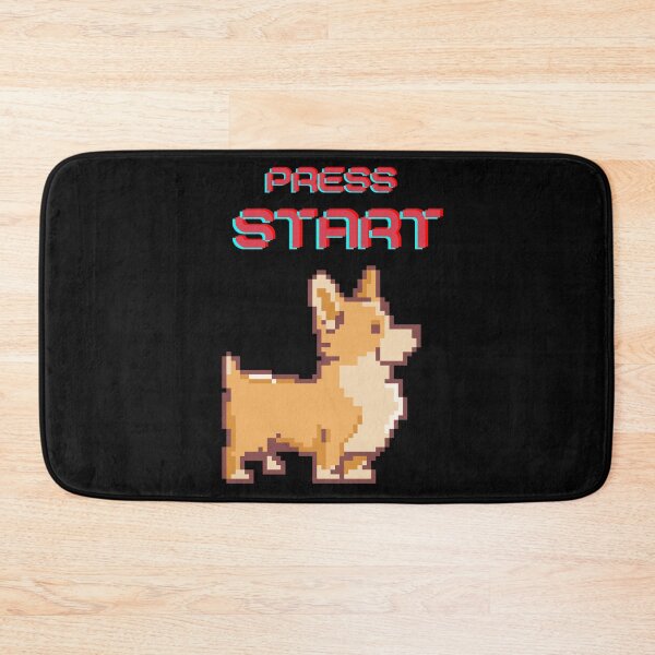 Item preview, Press start for the Corgi Game designed and sold by avocadissimo.