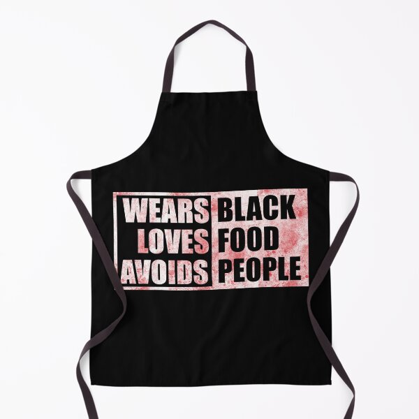 Item preview, Wears Black Loves Food Avoids People designed and sold by mdnrsakib.