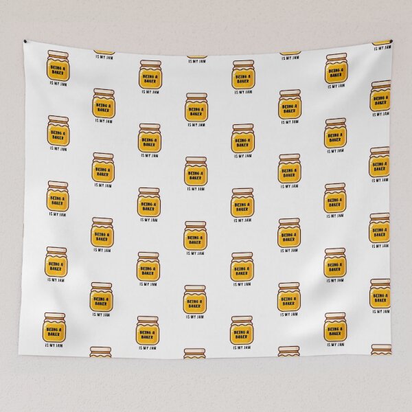 Item preview, Being A Baker Is My Jam Quote designed and sold by AritraSur.