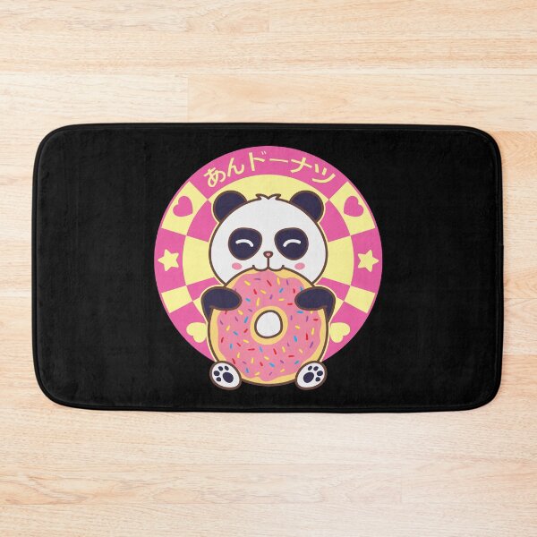 Item preview, Kawaii Panda Bear Eating Donut designed and sold by Art by s2ray.