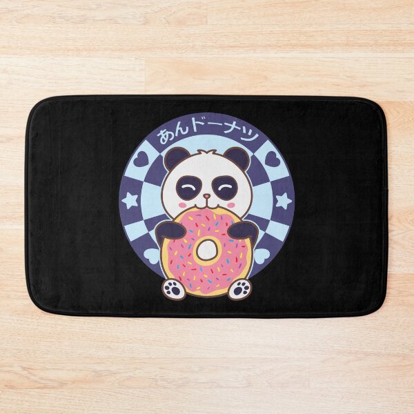Item preview, Kawaii Panda Bear Eating Donut designed and sold by Art by s2ray.
