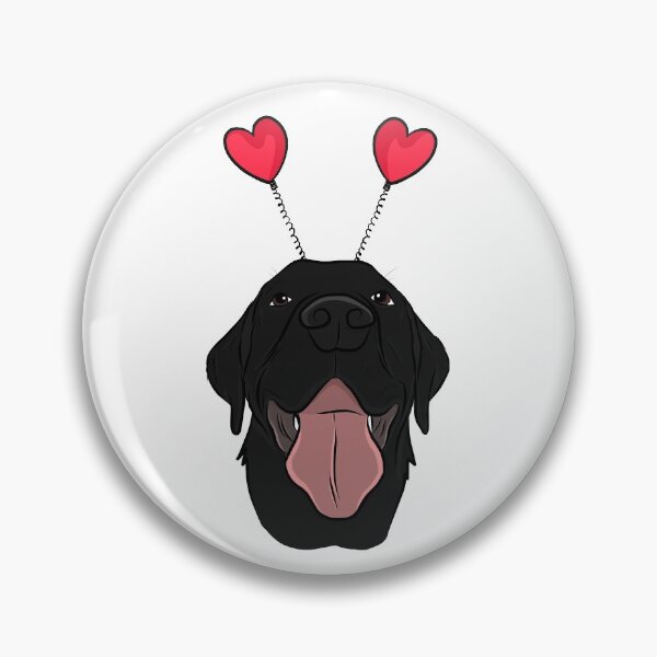 Item preview, Happy Black Lab - Valentine designed and sold by rmcbuckeye.