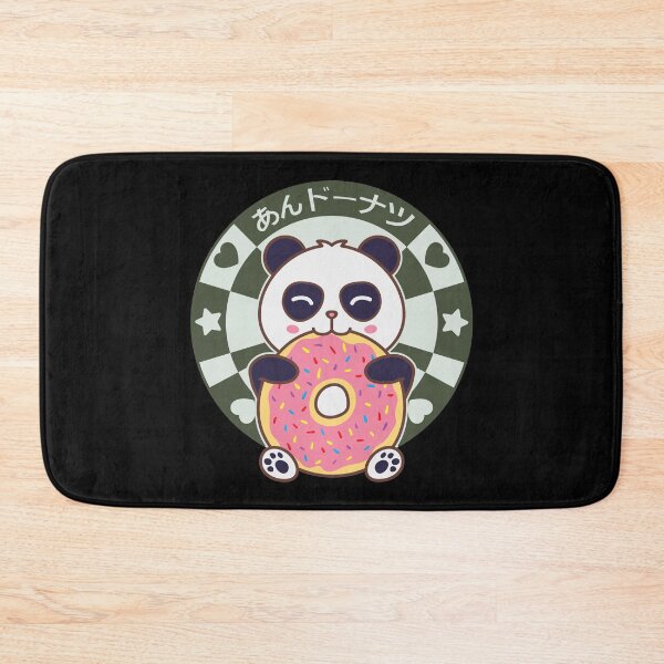 Item preview, Kawaii Panda Bear Eating Donut designed and sold by Art by s2ray.