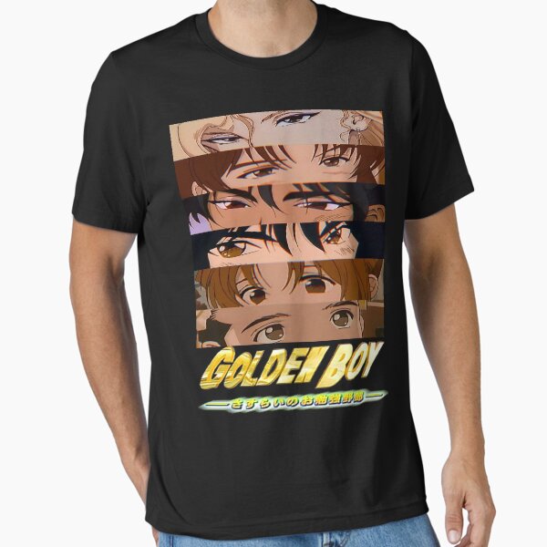 【アニメTee】GOLDEN BOY/ゴールデンボーイ 半袖Tシャツ ブラック Unisex Golden Boy Retro Anime T-shirt, Madame President