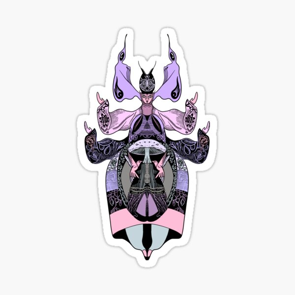 Insect Queen Decorative Sticker