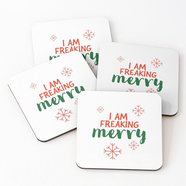 Item preview, I AM FREAKING MERRY - COOL XMAS - CHRISTMAS TIME - CHRISTMAS FUNNY  designed and sold by Tropical Blood.
