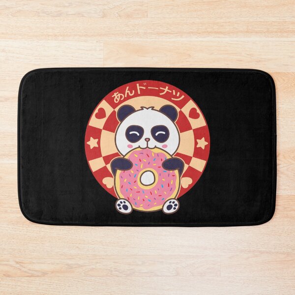 Item preview, Kawaii Panda Bear Eating Donut designed and sold by Art by s2ray.