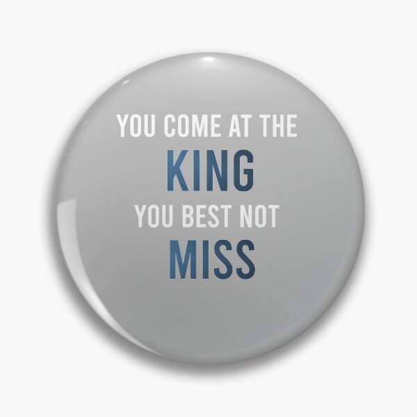 Item preview, you come at the king, you best not miss - quote the wire designed and sold by MeIanie.