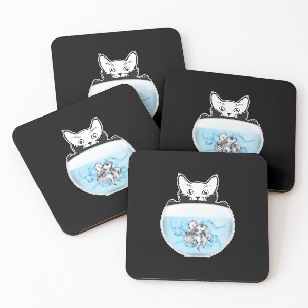 Item preview, Cat fisch catch designed and sold by umfhn.
