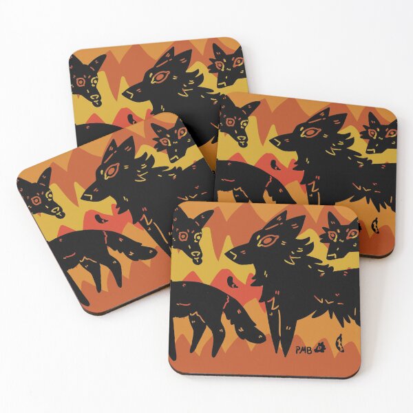 Item preview, Coyote y Lobo designed and sold by SkullRaptor.